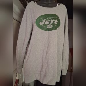 Gray Long Sleeve Jets Shirt